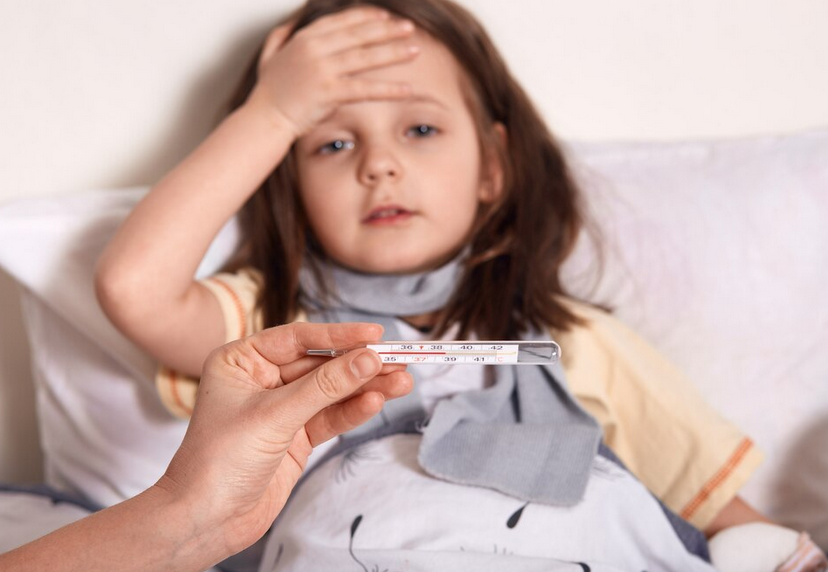 علاج ارتفاع درجه الحراره للاطفال